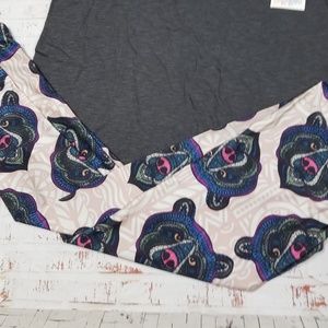 Bear leggings new no tag one size